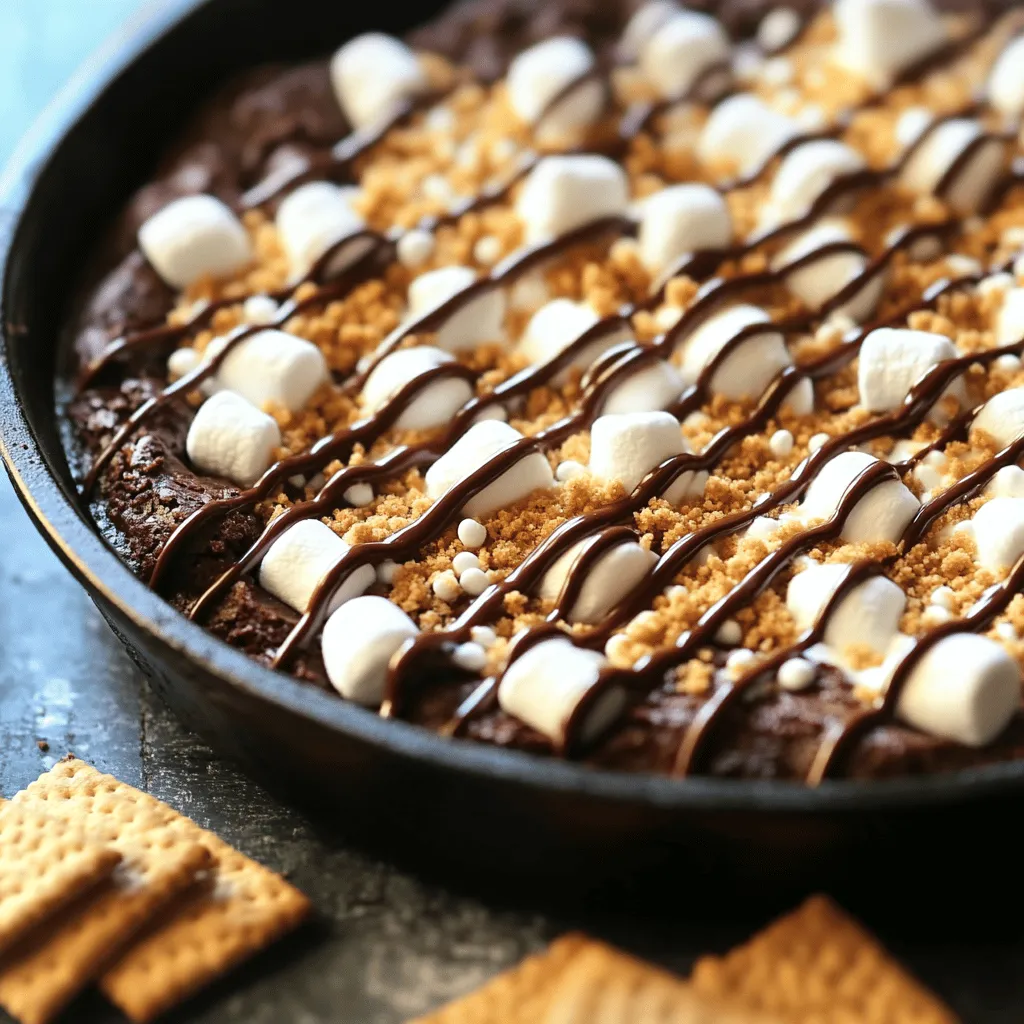 S&#8217;mores Brownie Skillet Dip Irresistible and Easy Treat
