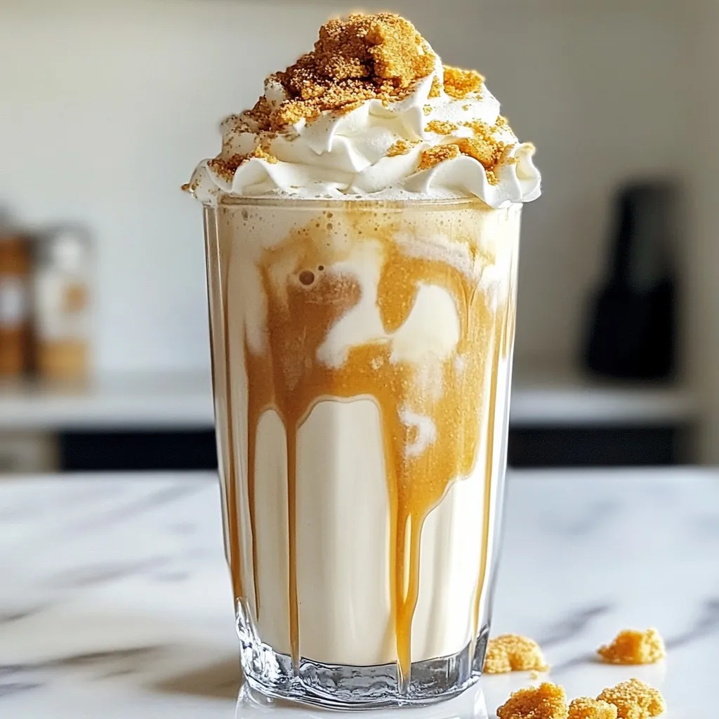 Iced Gingerbread Oat Chai Latte Refreshing Festive Drink