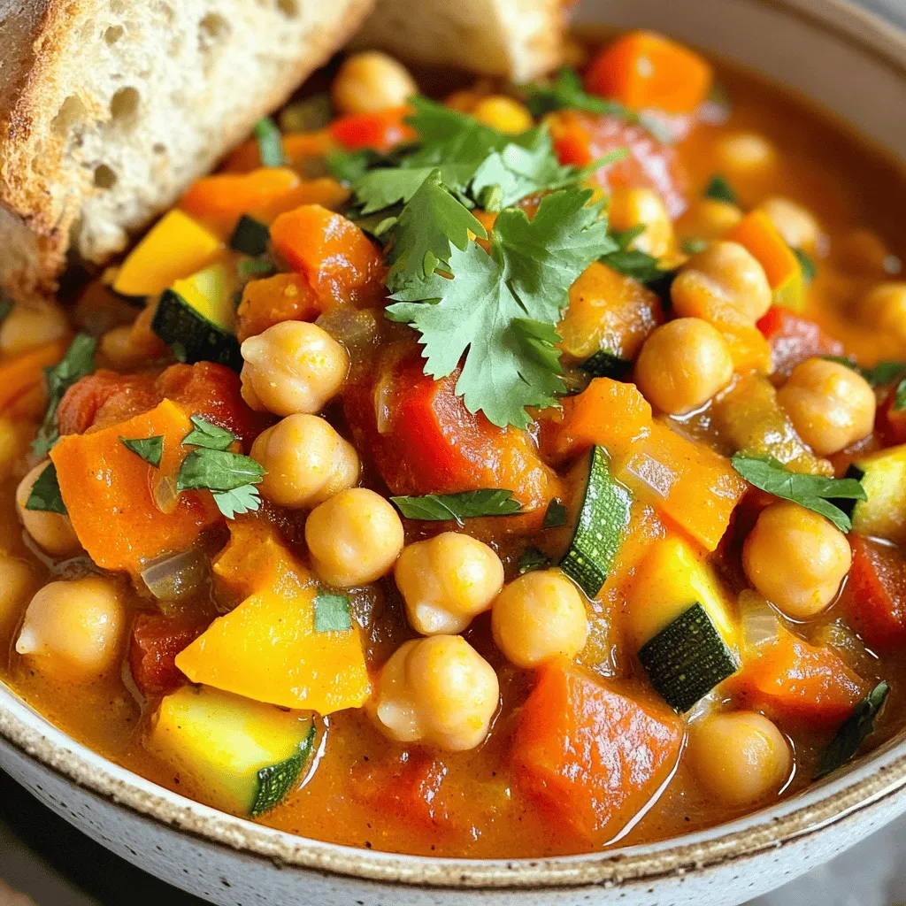 Slow Cooker Moroccan Chickpea Stew Flavorful Delight