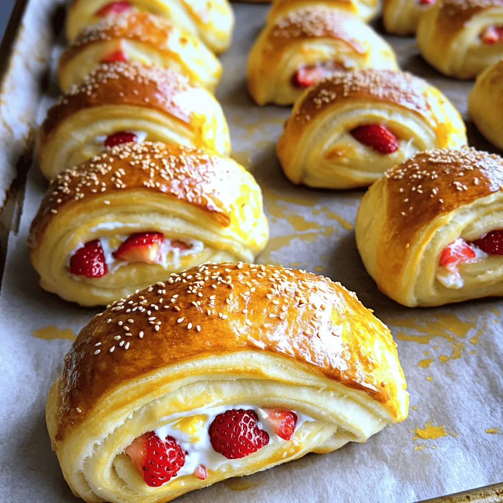 Strawberry Cream Cheese Rolls Delightful and Easy Treat