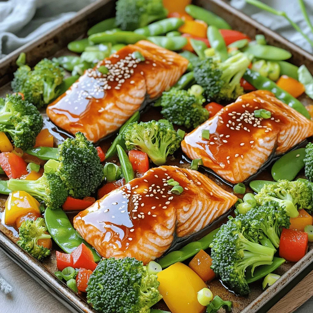 Honey Soy Salmon Sheet Pan Dinner Simple and Tasty