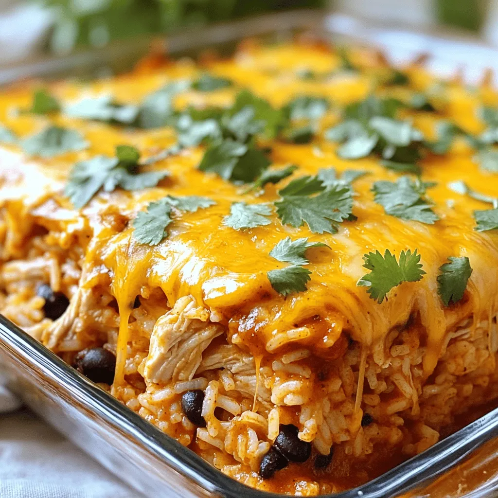 Chicken Enchilada Rice Casserole Flavorful and Easy Meal