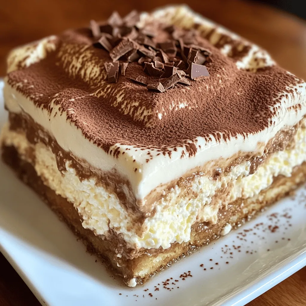 Cottage Cheese Tiramisu Delightful and Easy Dessert