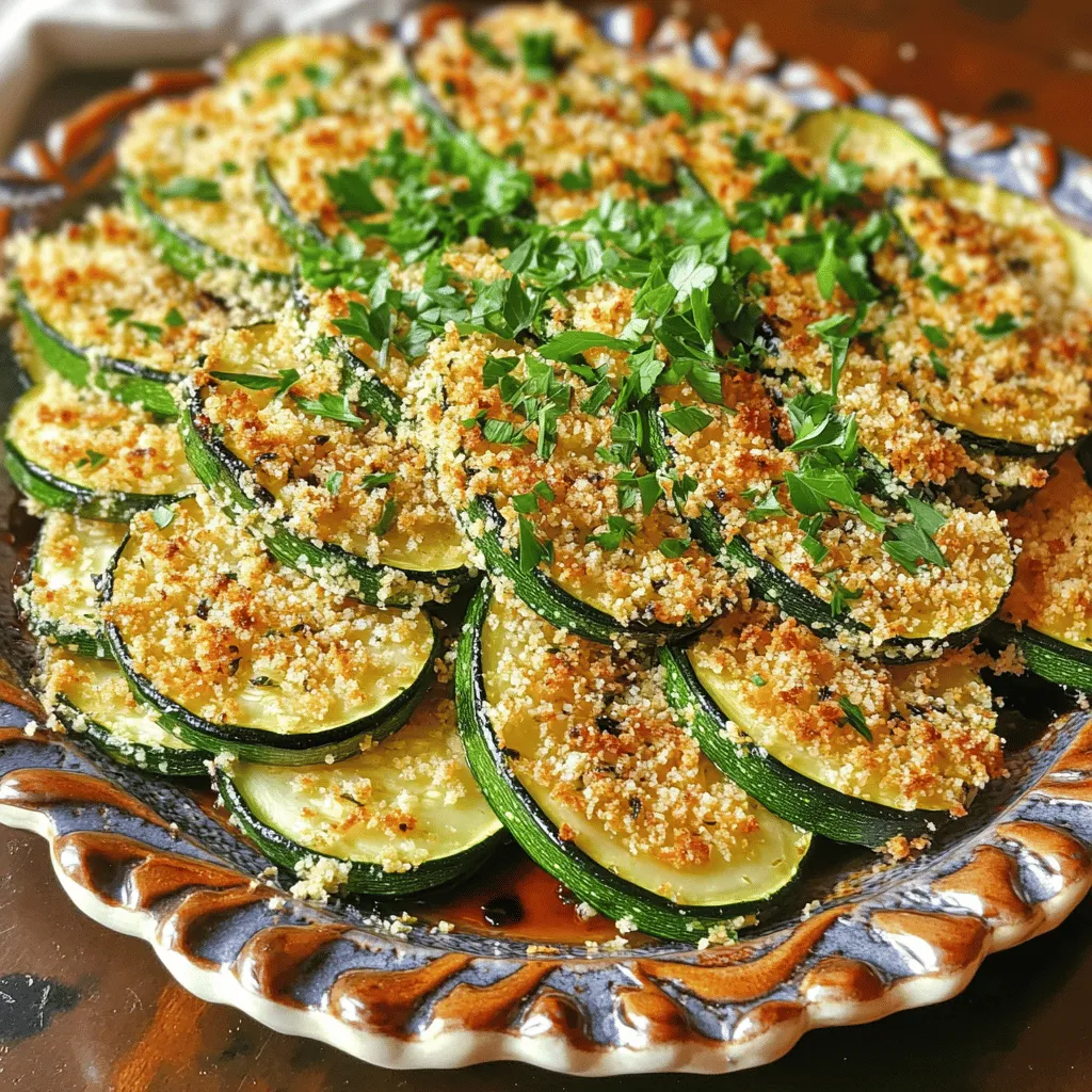 Roasted Parmesan Zucchini Crispy and Flavorful Bite
