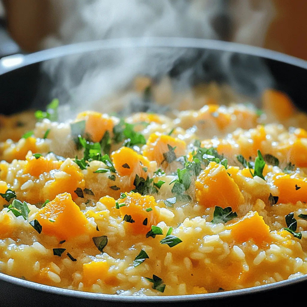 Butternut Squash and Sage Risotto in One Pot Delight