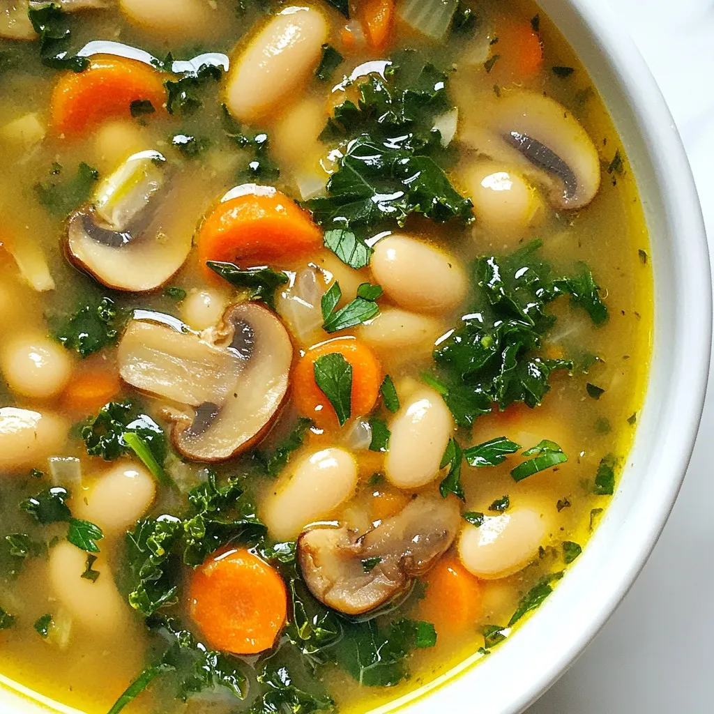 Cozy White Bean Mushroom Stew Hearty and Simple Dish