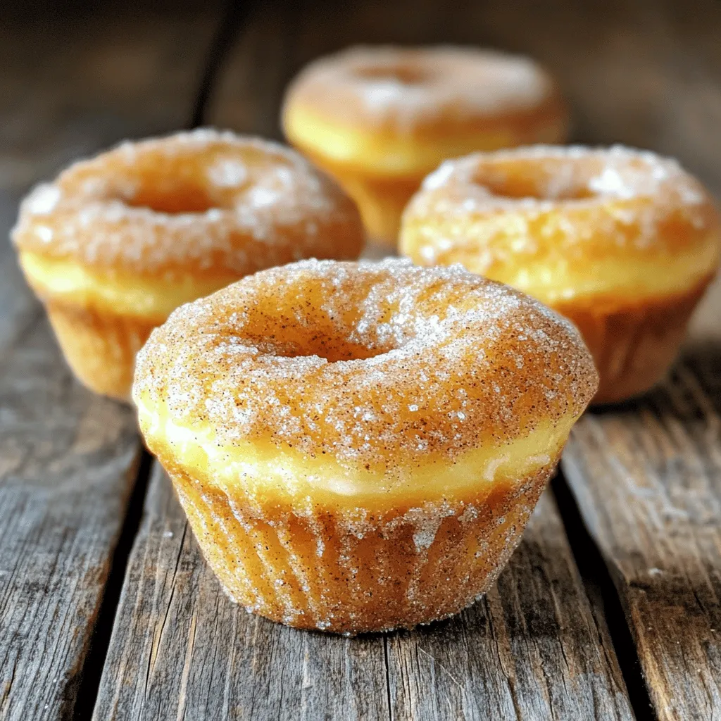 Cinnamon Sugar Donut Muffins Soft and Sweet Treat