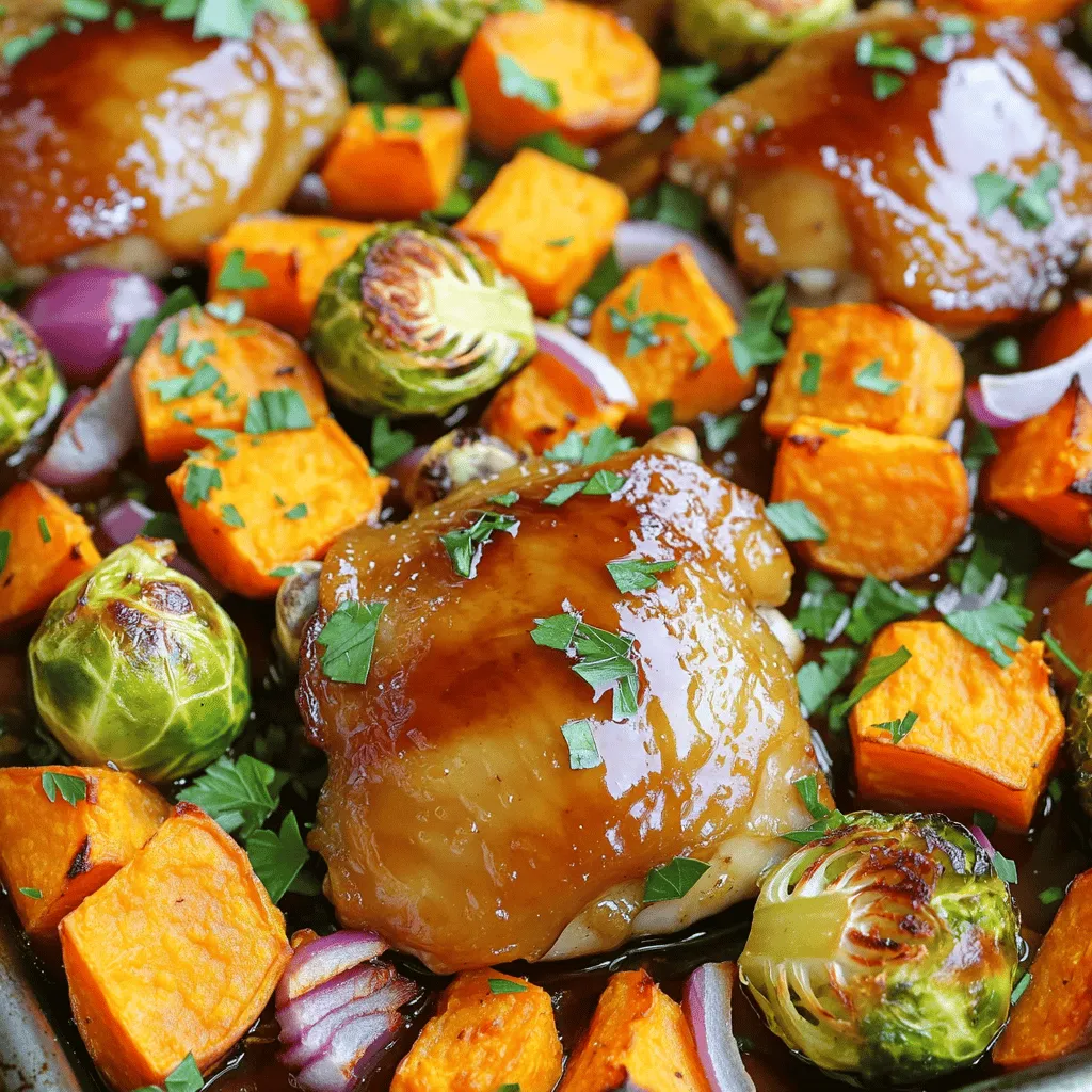 One Pan Harvest Chicken and Maple Veggies Simple Meal