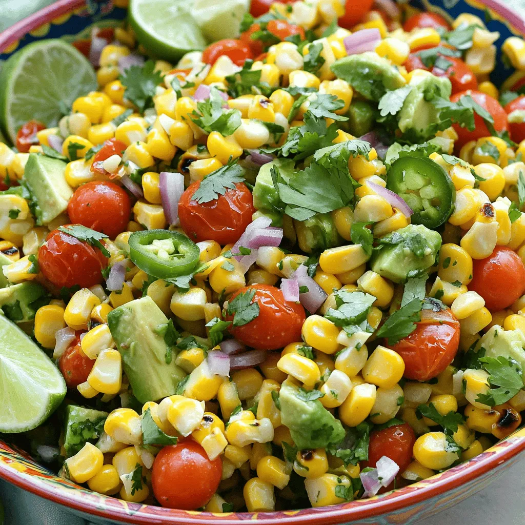Grilled Corn Salad Fresh and Flavorful Delight