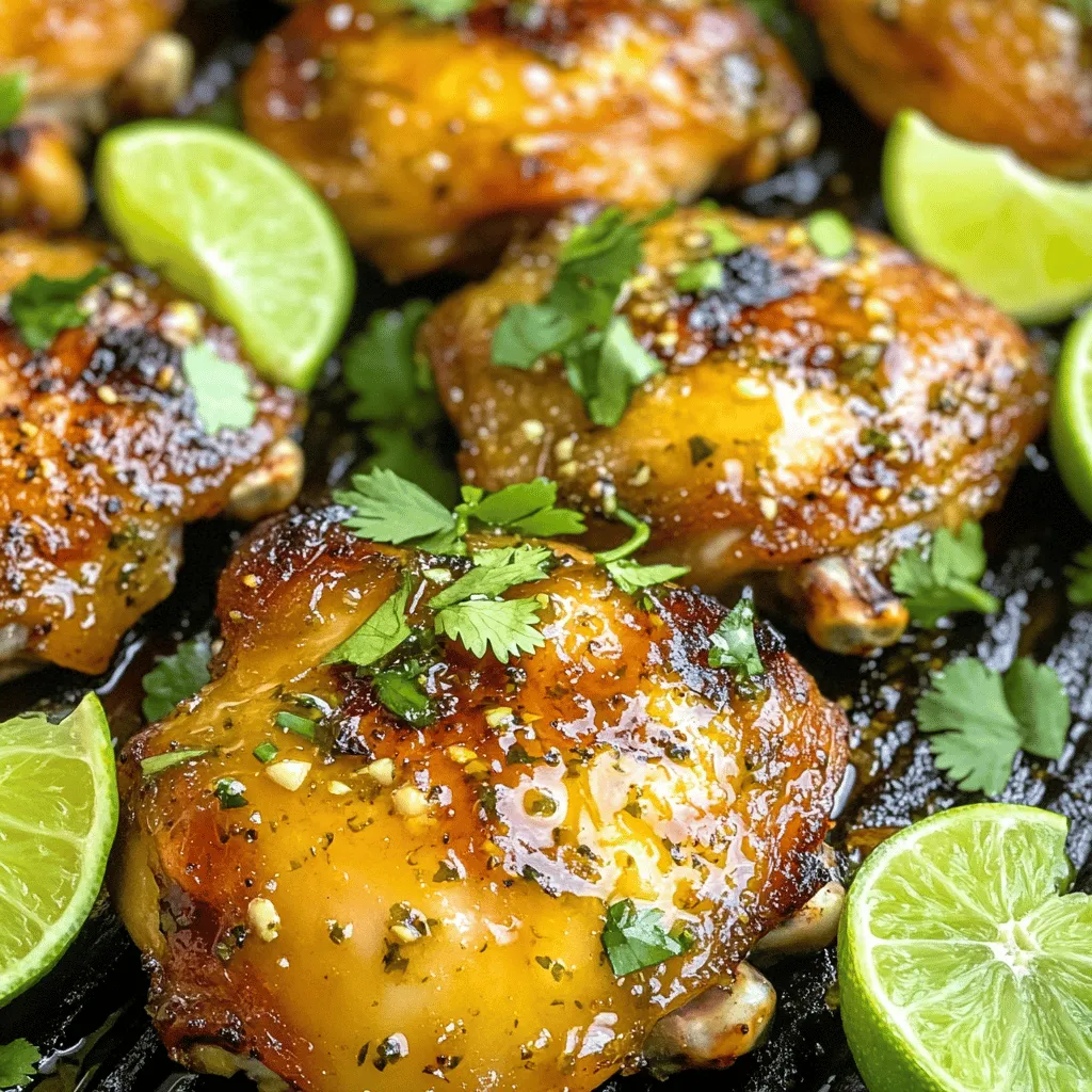 Honey Lime Chicken Thighs Juicy and Flavorful Recipe
