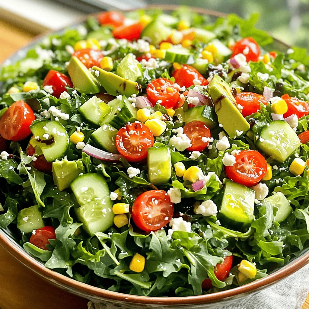 Garden Fresh Summer Salad Simple and Flavorful Dish
