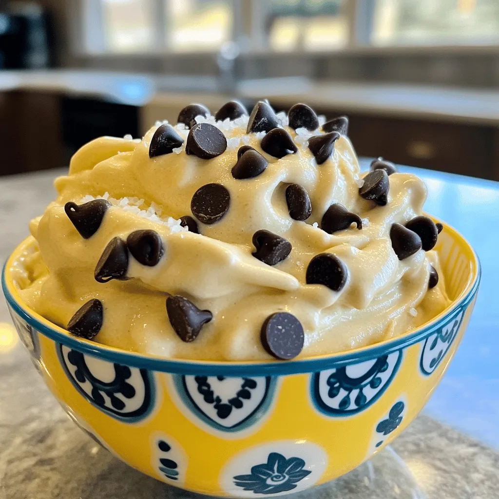 Vanilla Choc Chip Protein Nicecream Simple and Tasty