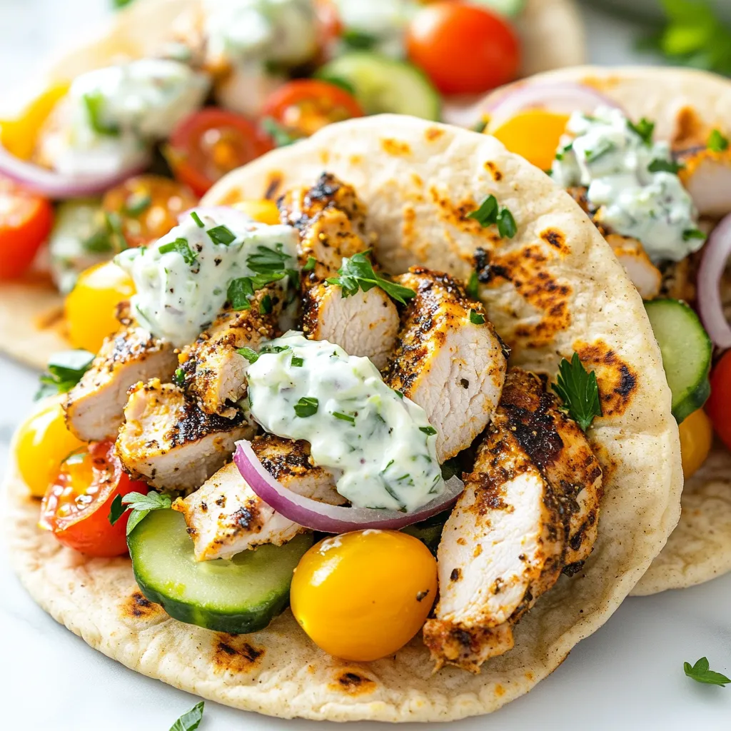 Easy Chicken Gyros Flavorful and Quick Recipe