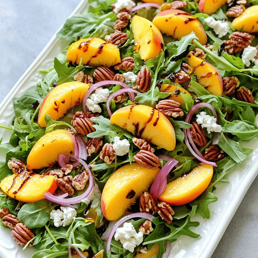 Millionaire Peach Salad Fresh and Flavorful Delight