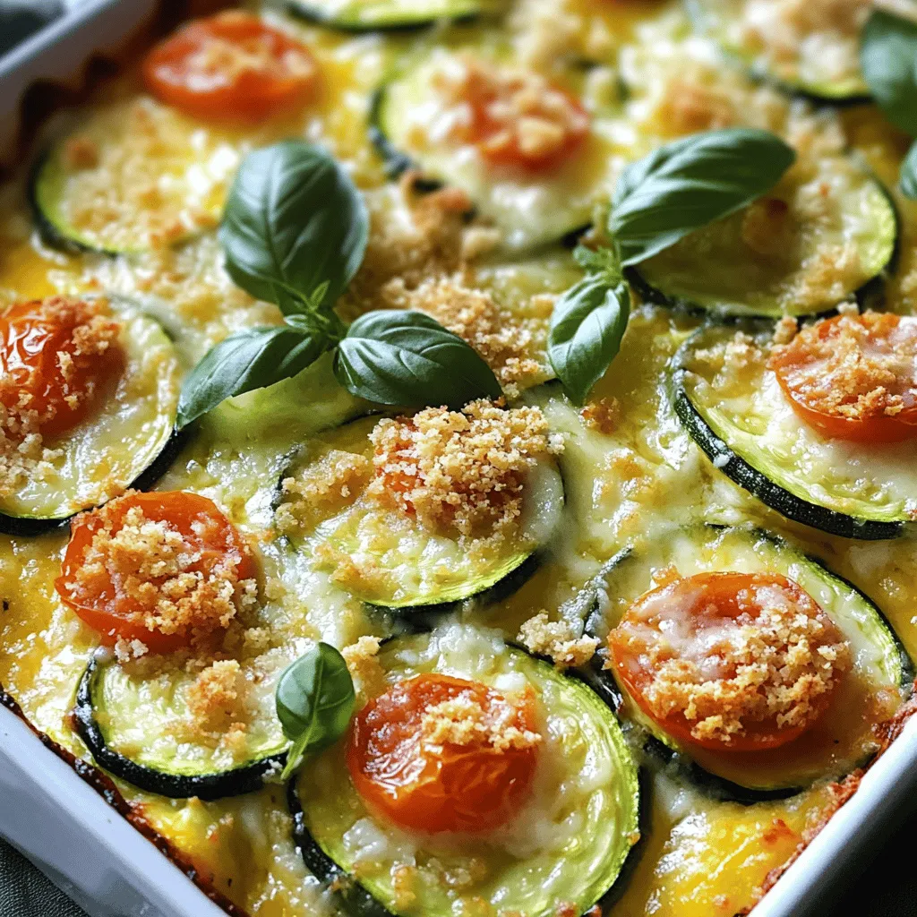 Baked Zucchini Casserole Tasty and Healthy Dish