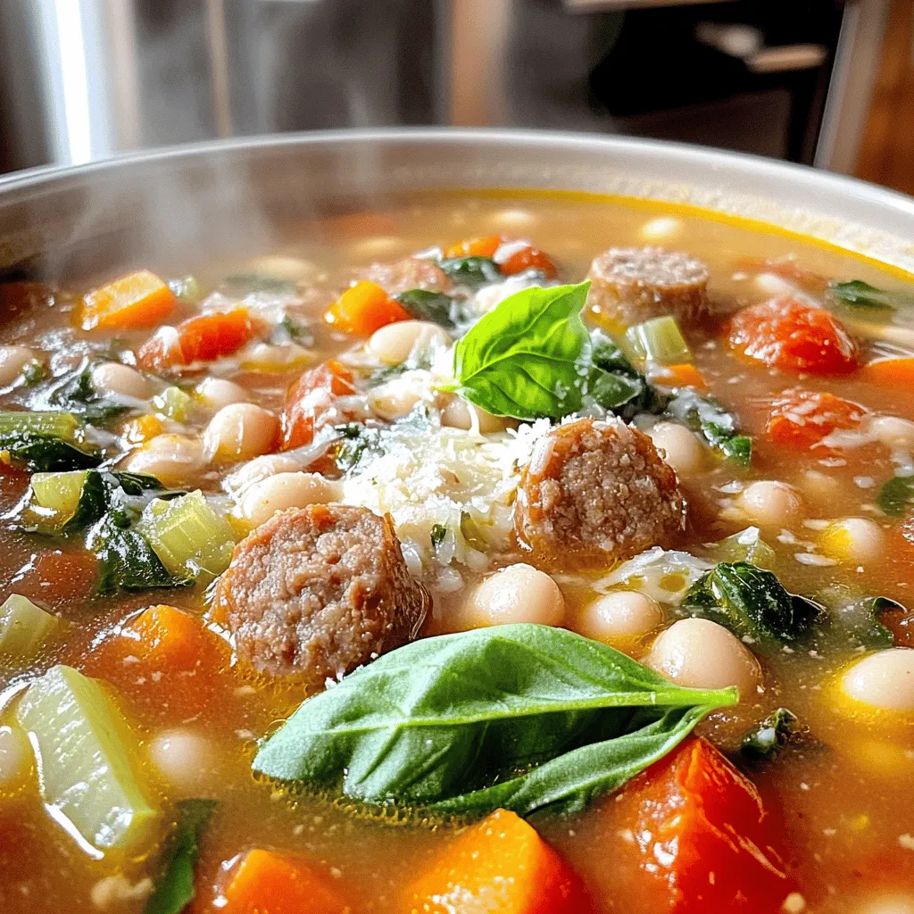 Italian Sausage &#038; White Bean Soup Hearty and Simple Recipe