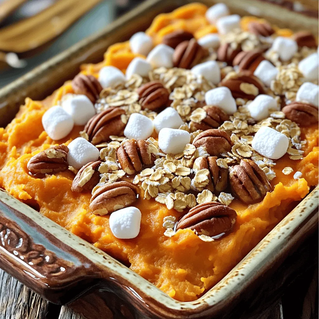 Southern Maple Sweet Potato Casserole Delight Recipe