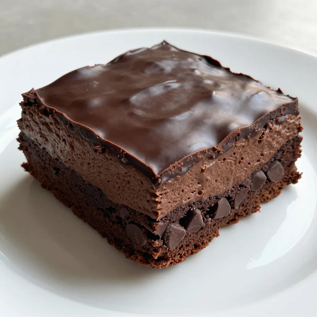 Chocolate Mousse Brownies Delightful and Easy Treat