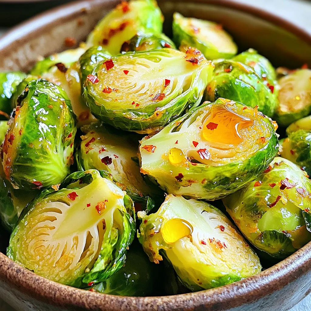 Air Fryer Honey Butter Brussels Sprouts Tasty Delight