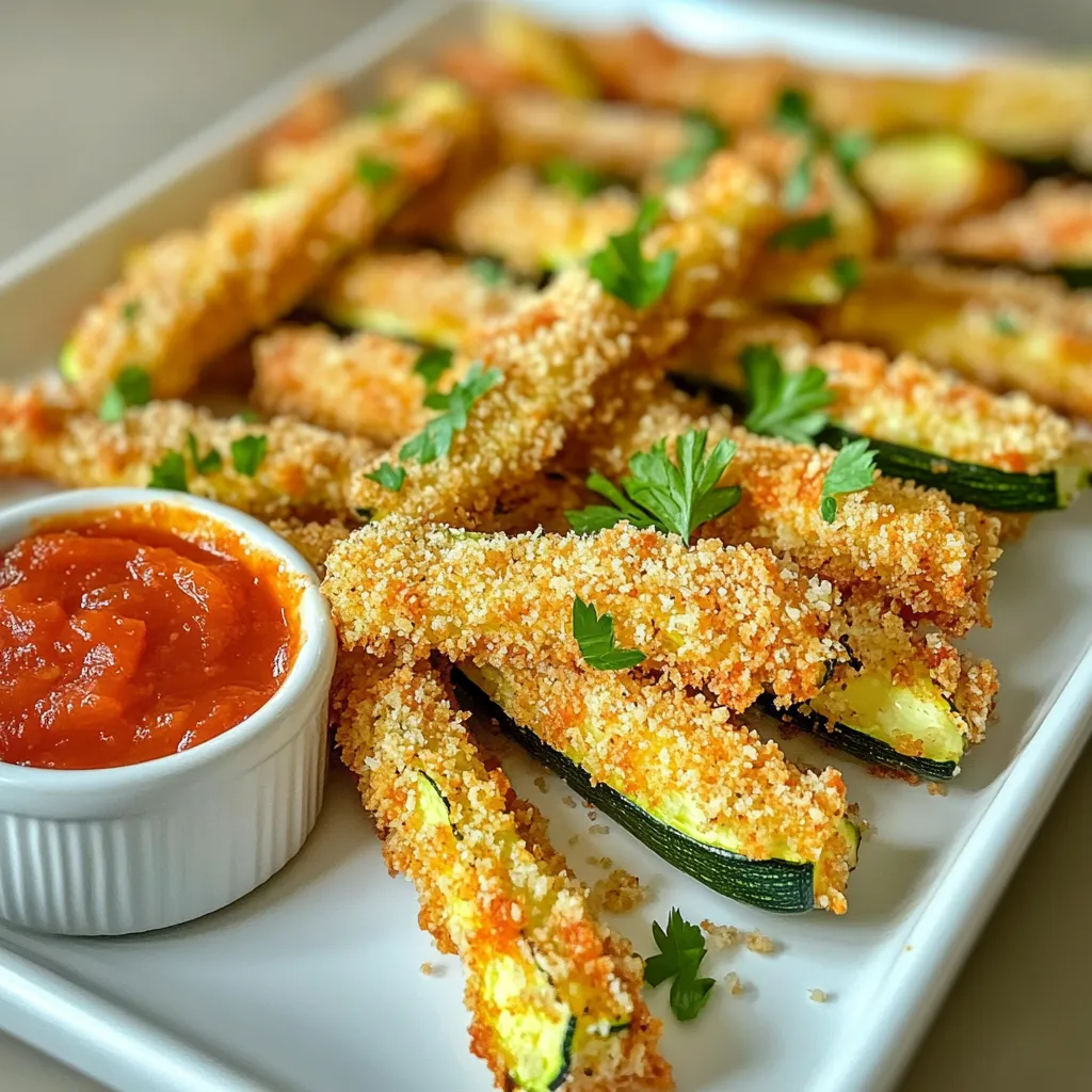 Air Fryer Parmesan Zucchini Fries Crunchy Delight