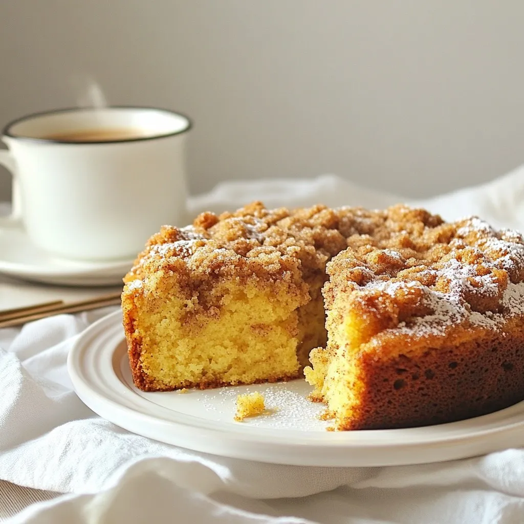 Cinnamon Streusel Coffee Cake Irresistible Delight