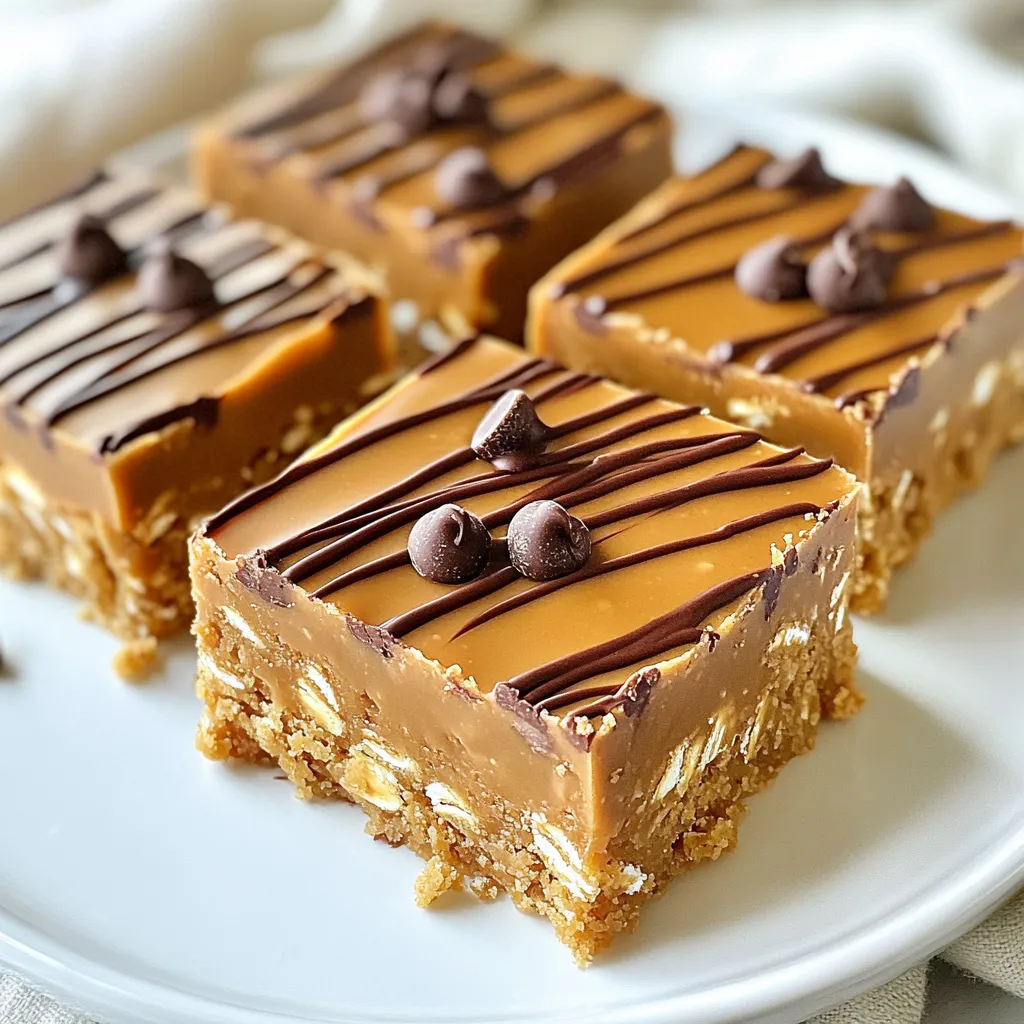 No Bake Peanut Butter Bars Easy and Healthy Treat