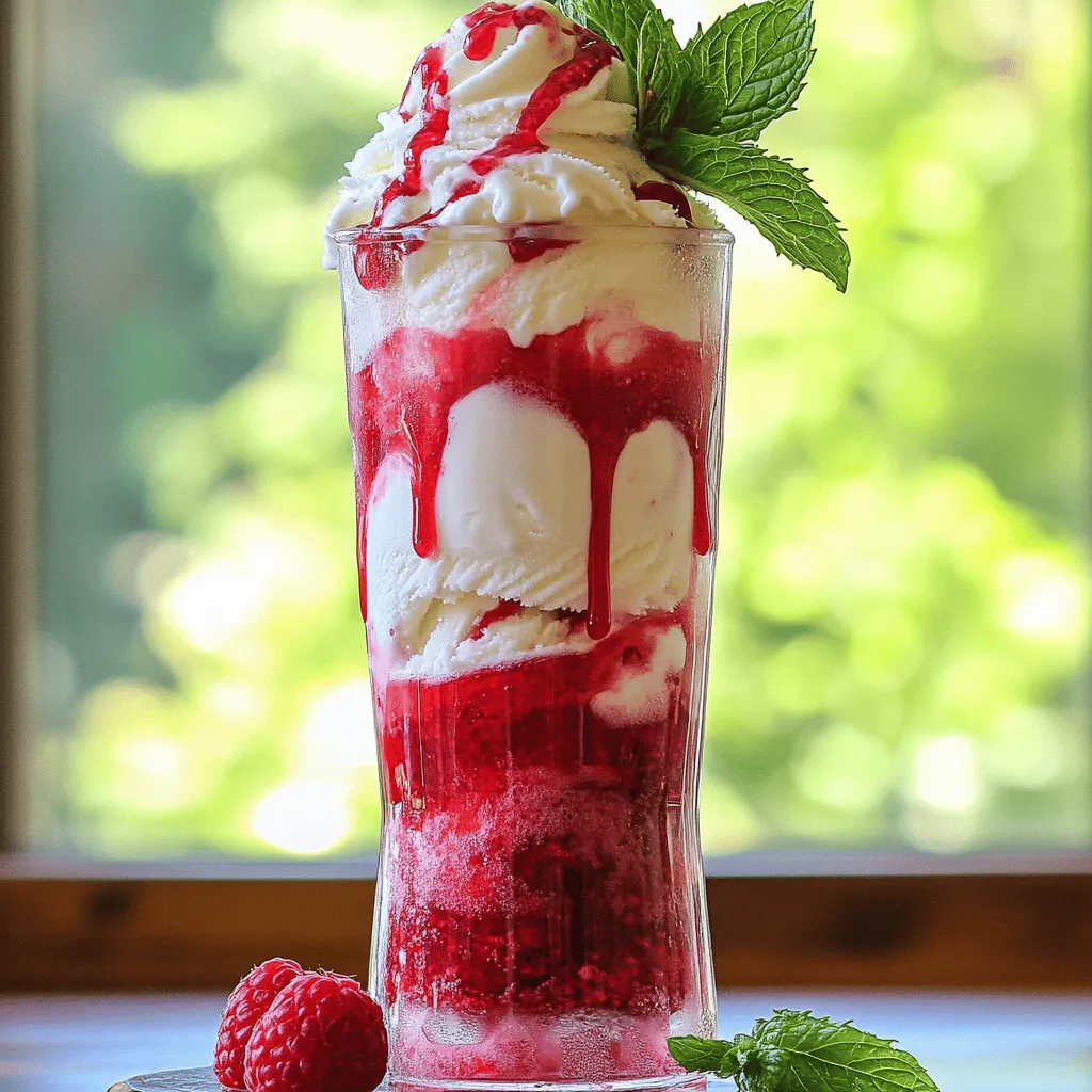 Sparkling Raspberry Cream Soda Float Delight Recipe