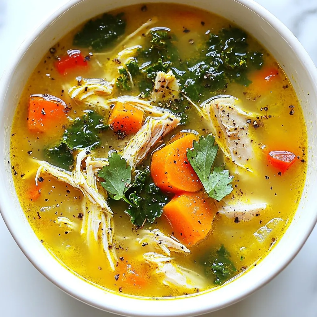 Anti-Inflammatory Turmeric Chicken Soup Recipe Delight