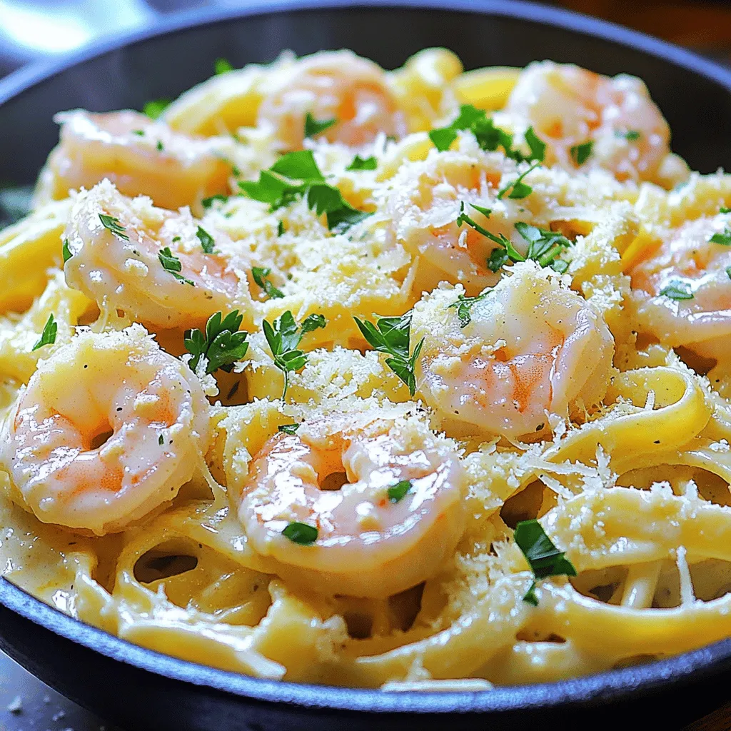 Creamy Garlic Butter Shrimp Pasta Delightful and Easy