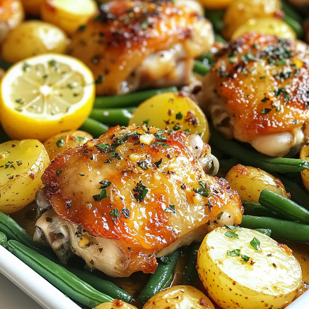 Lemon Garlic Chicken Sheet Pan Simple and Tasty Meal