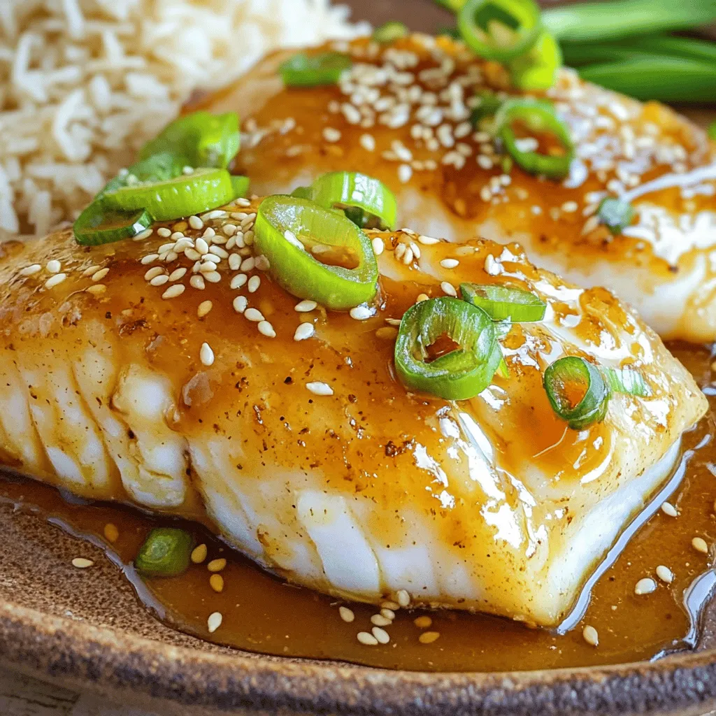 Sesame Ginger Glazed Cod Tasty and Flavorful Dish