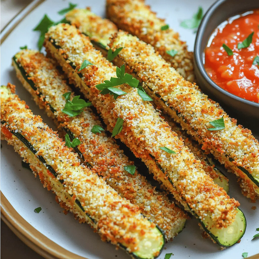 Air Fryer Crispy Zucchini Sticks Easy and Flavorful Recipe