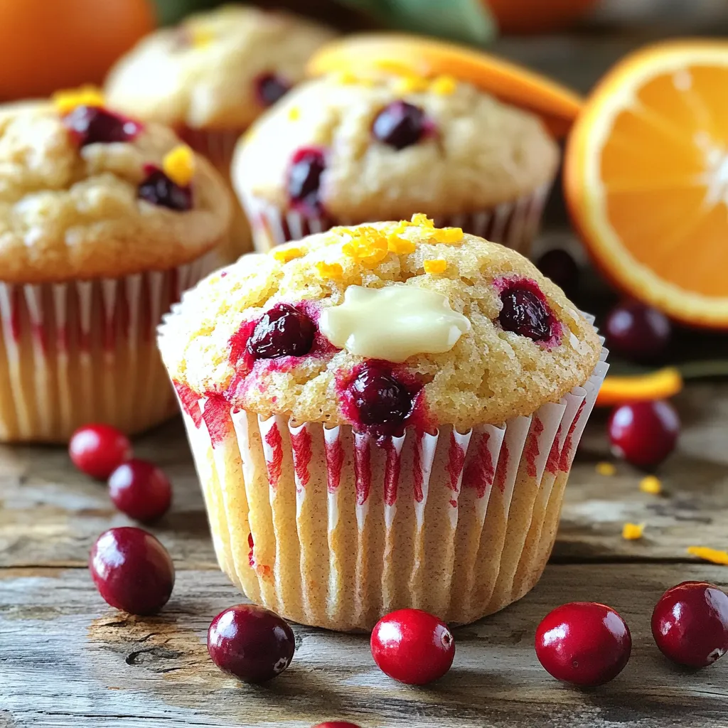 Cranberry Orange Bakery Muffins Simple and Tasty Treat
