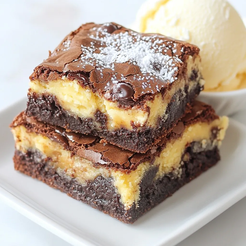Fudgy Chewy Brookies Decadent Layered Delight