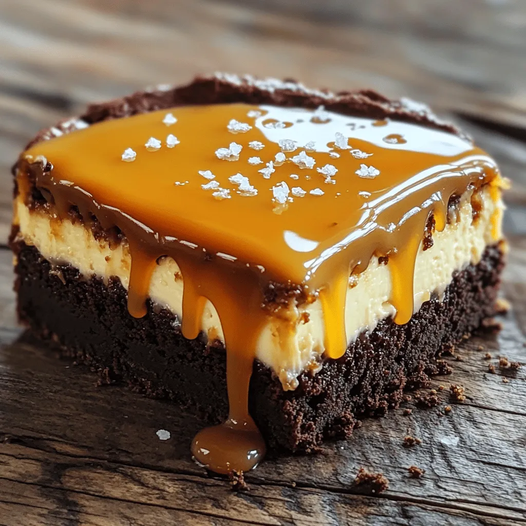 Caramel Brownie Cheesecake Delightful Dessert Idea