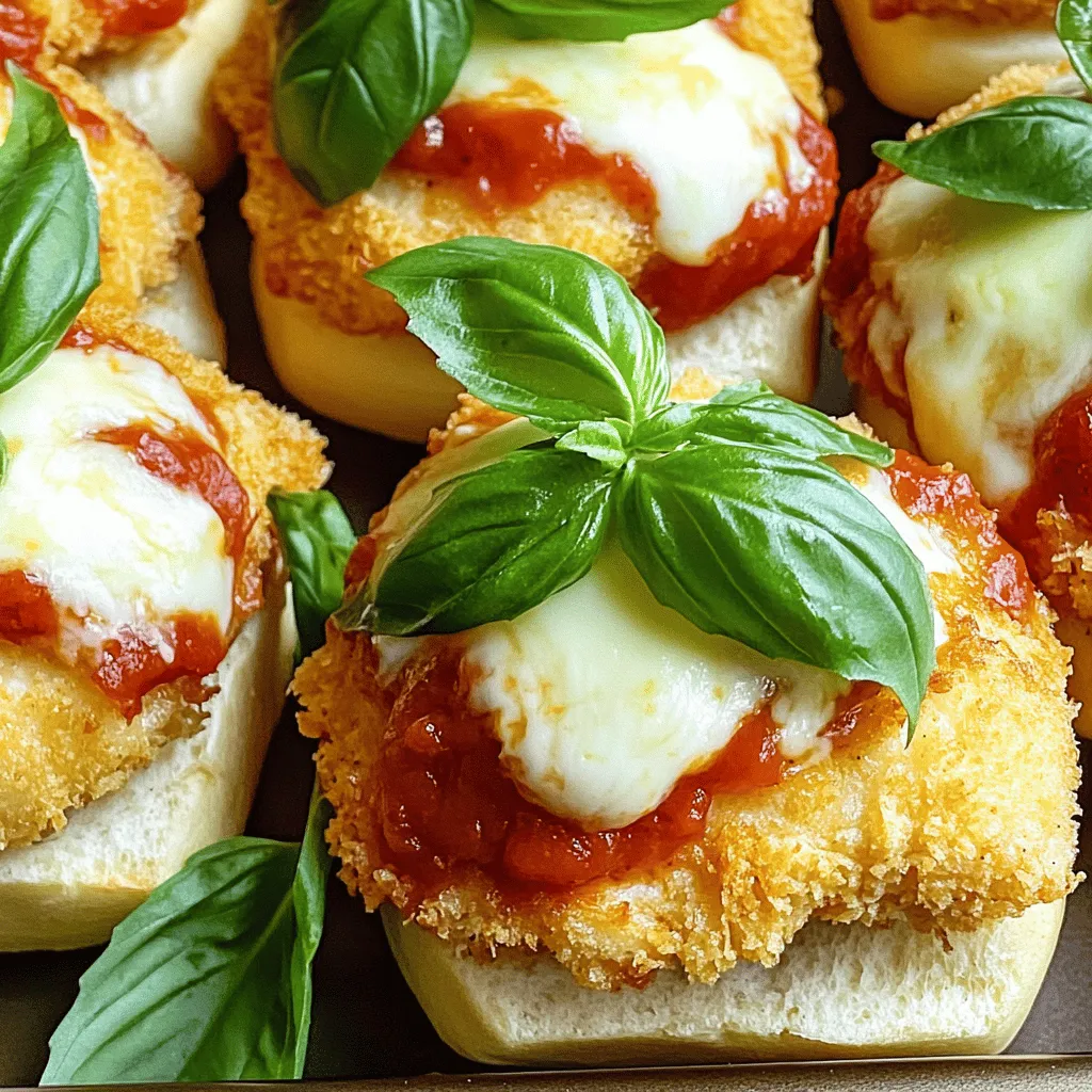 Grilled Chicken Parmesan Sliders Tasty and Quick Snack