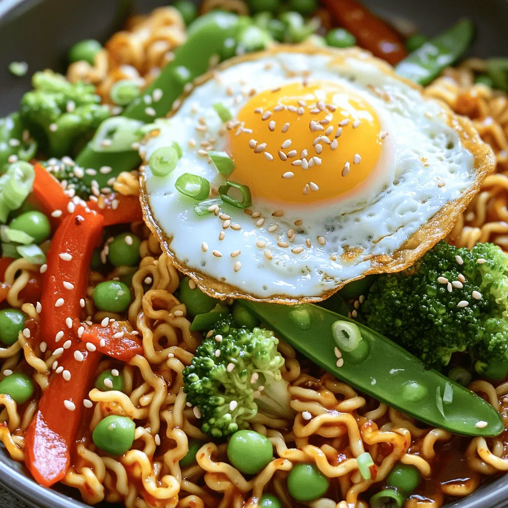 Spicy Gochujang Ramen Stir Fry Flavorful Weeknight Meal