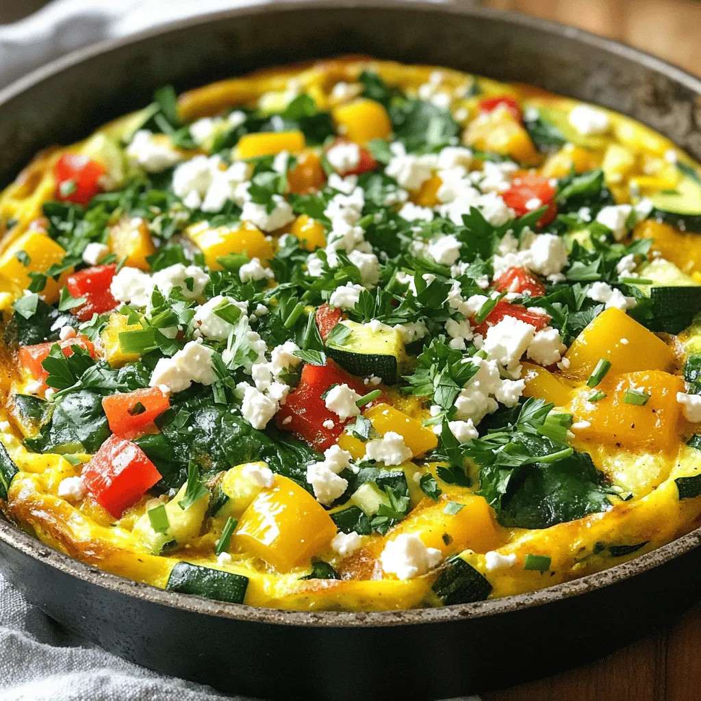 Vegetable Frittata with Feta Tasty and Quick Recipe
