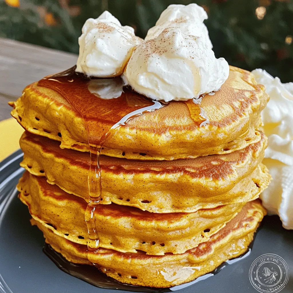 Fluffy Pumpkin Cream Cheese Pancakes Tasty and Simple