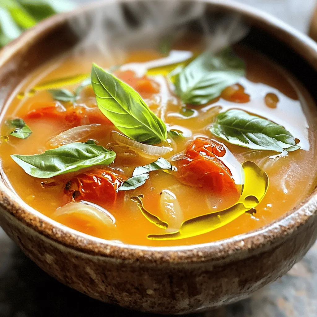 Roasted Tomato Basil Soup Flavorful and Easy Recipe