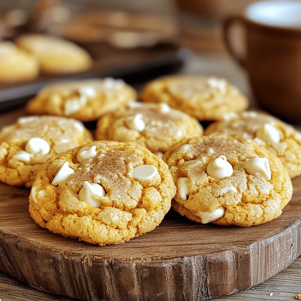 Irresistible White Chocolate Pumpkin Cookies Recipe