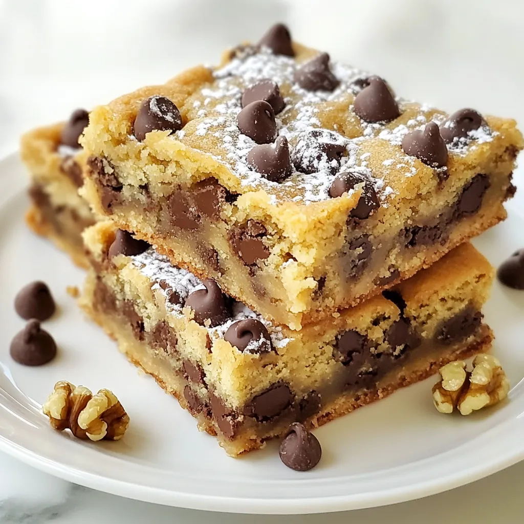 Melt-In-Your-Mouth Chocolate Chip Cookie Bars Delight
