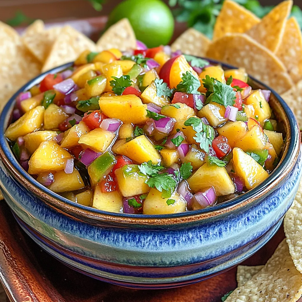 Fresh Peach Salsa Flavorful and Simple Recipe Guide