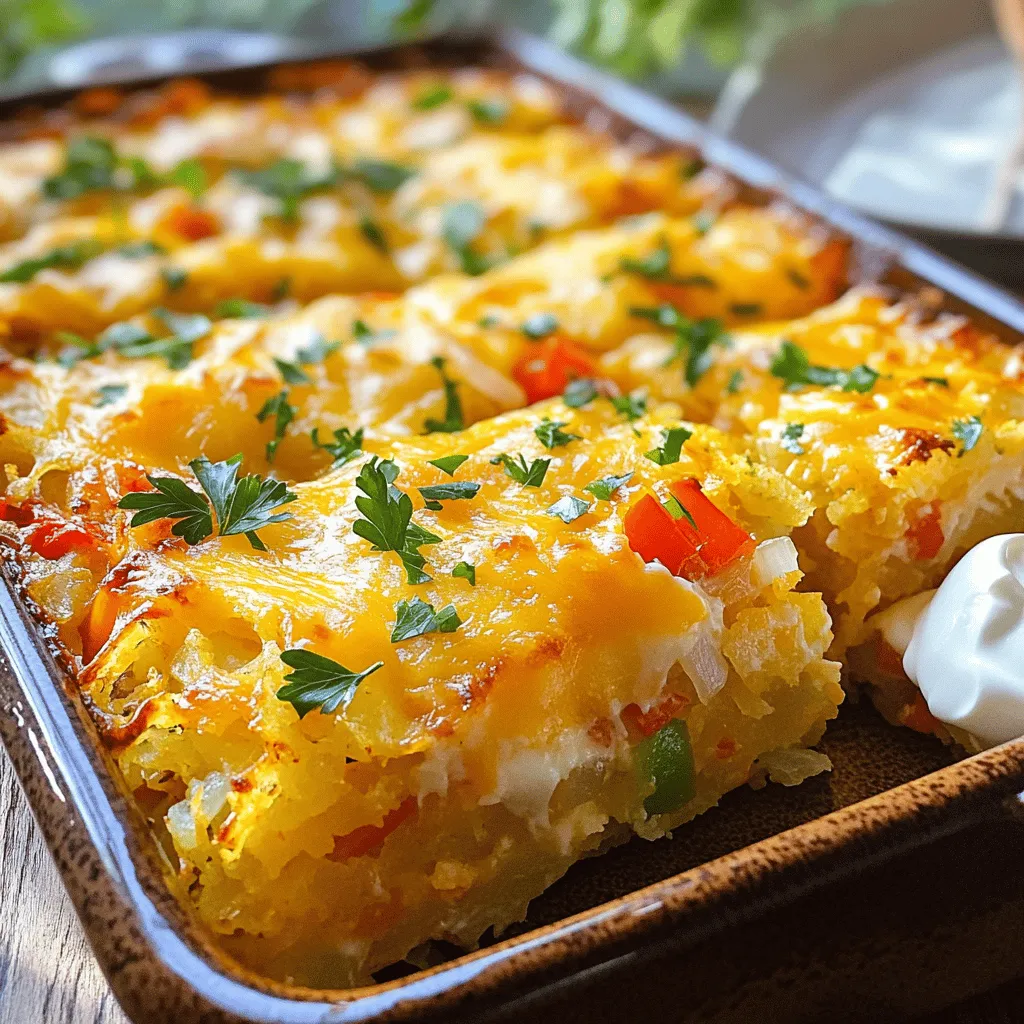 Hash Brown Breakfast Casserole Hearty Morning Dish