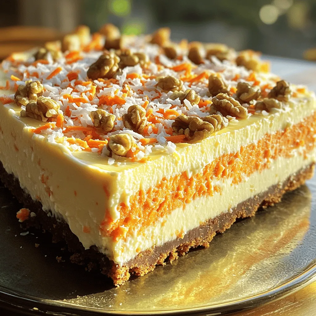 Carrot Cake Cheesecake Rich and Flavorful Dessert