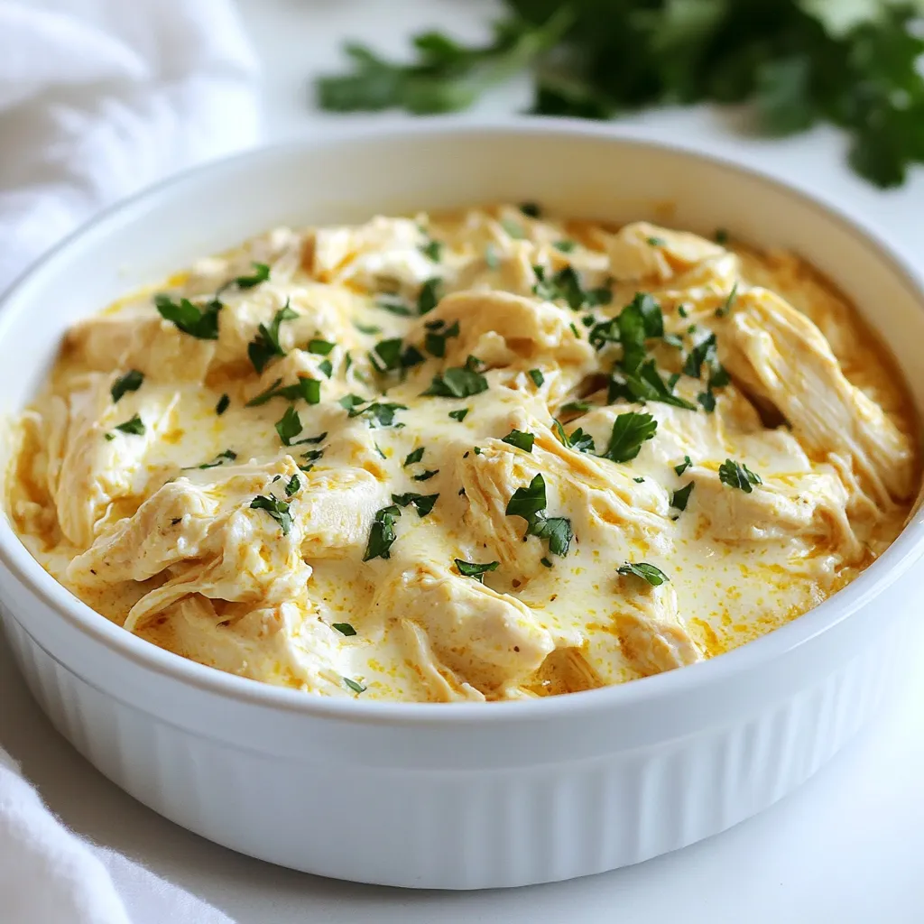 Crockpot Creamy Garlic Parmesan Chicken Luscious Dish