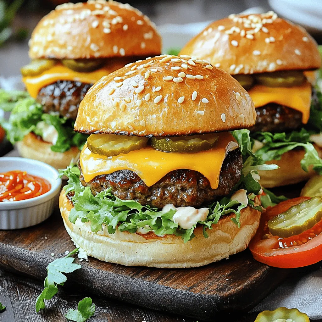 Cheeseburger Sliders Tasty and Easy Meal Idea