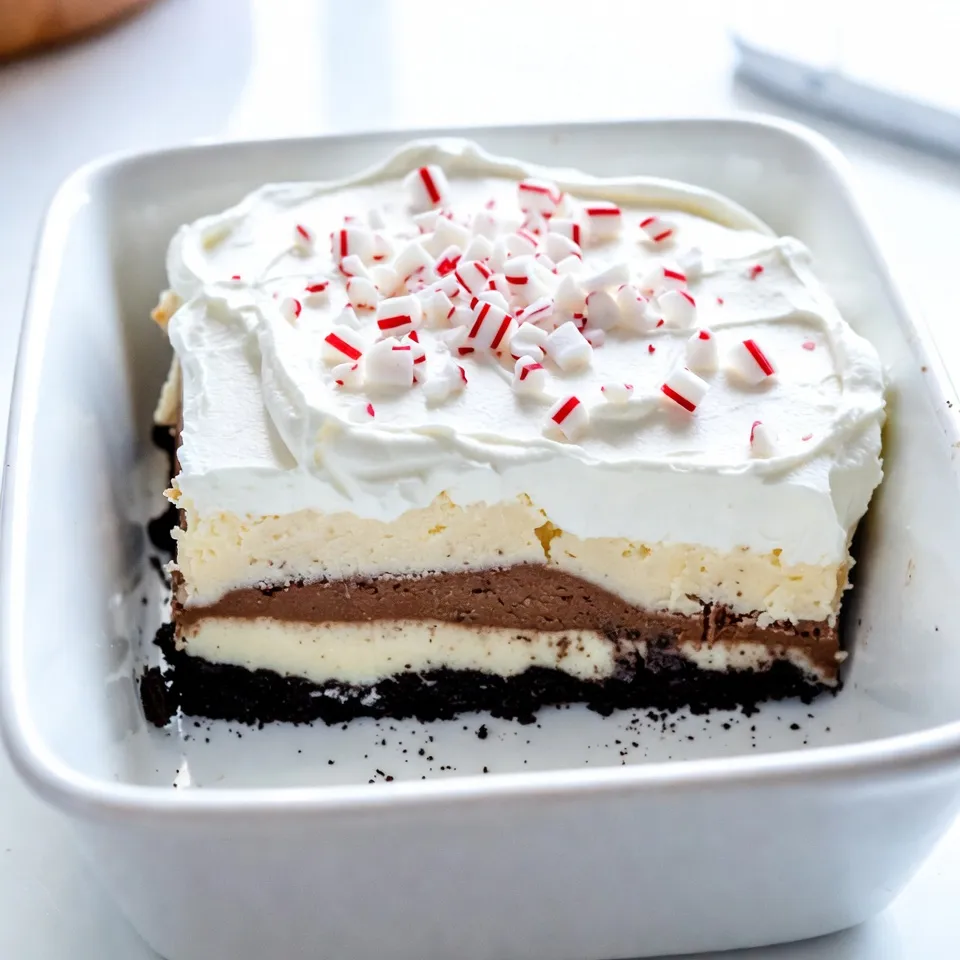 No-Bake Christmas Oreo Lasagna Delightful and Easy