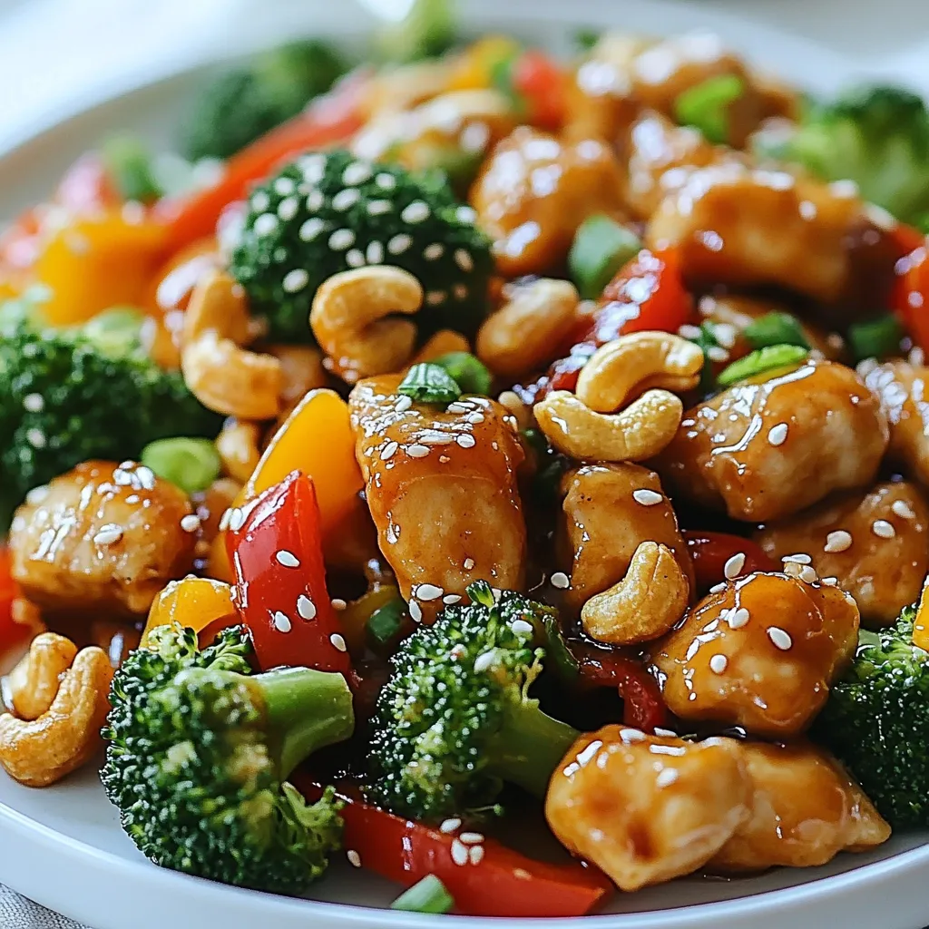Sheet Pan Cashew Chicken Easy and Flavorful Meal
