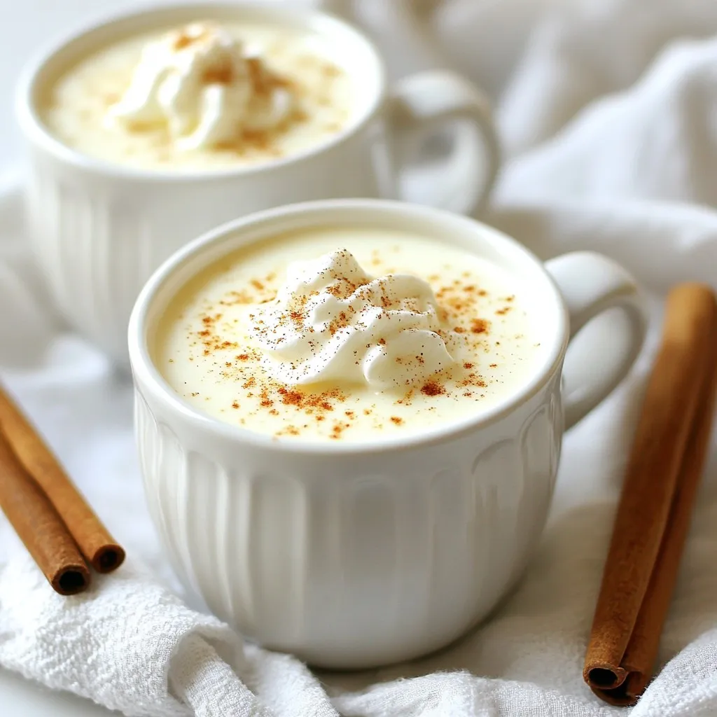 Maple Bourbon Eggnog Rich and Festive Holiday Drink